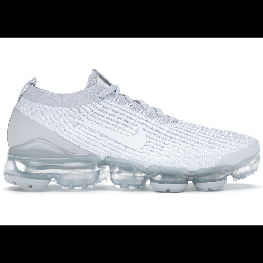 White vapor max, too big for me. Currently in bed too lazy to take pics